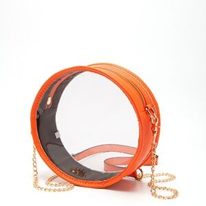 Large Round Clear Crossbody